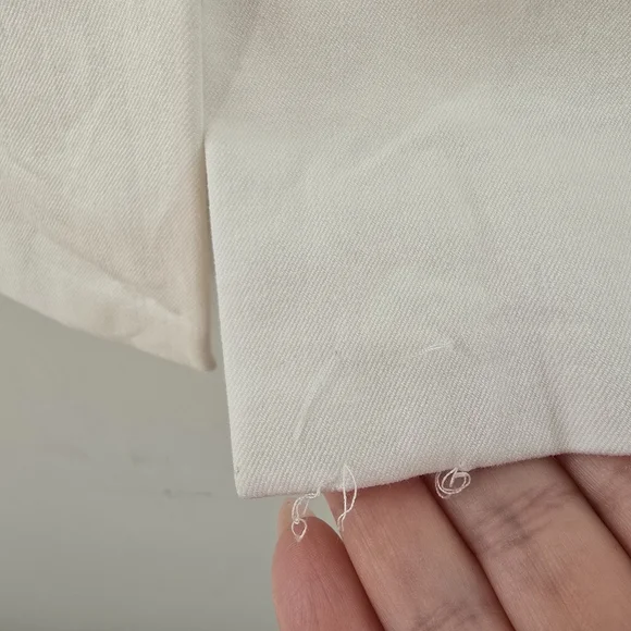 J Crew No. 3 Pencil Skirt Midi Stretchy Off White Bi-Stretch Cotton High Rise 8 - Picture 6 of 12